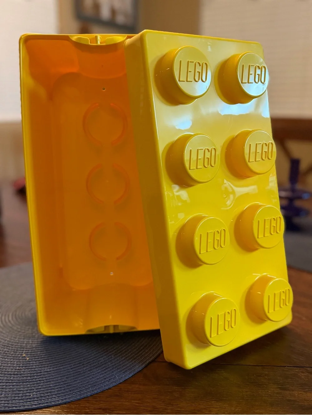 Genuine LEGO 8-Stud Storage Brick (Container Only) – Brand New!